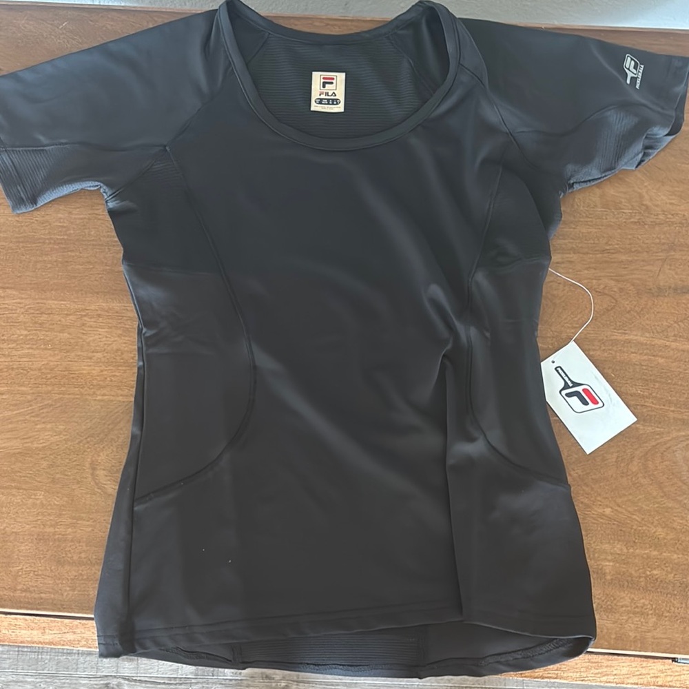 Fila Jet Black Performance Tee